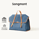 Songmont山下有松山行系列游歷公文包帆布牛仔雙肩包 大號 丹寧藍升級款