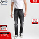 DENHAM常青款男士新復古回潮簡(jiǎn)約貓須水洗黑修身微錐RAZOR牛仔褲 BLACK（30褲長(cháng)） 32