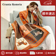 CRANTA KOMEIA圍巾女2026新款秋冬季披肩韓版加厚圍脖生日禮物送女生女友 橙色 均碼 高級感送老婆女朋友實(shí)用高檔