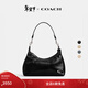 蔻馳（COACH）【禮物】【專(zhuān)享直降】新款女士JULIET單肩包斜挎包hobo冬季女包 LH/黑色