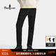 比音勒芬【防褪色牛仔】春秋款男士休閑復古撞色桑蠶絲親膚男牛仔褲長(cháng)褲 59黑灰色 38 （38）
