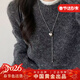 中國黃金（CHINA GOLD）愛(ài)心流蘇毛衣鏈項鏈女新年情人節禮物送女友老婆生日 925銀愛(ài)心毛衣鏈【今/次日達】