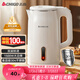 志高（CHIGO）【熱銷(xiāo)百萬(wàn)+】燒水壺電熱水壺電水壺雙層防燙1.8L大容量家用燒水壺304不銹鋼內膽大功率快速燒水