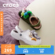 卡駱馳（CROCS）貝雅秋冬保暖毛毛鞋|205969 白/淺灰-11H 39(240mm) 