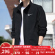 耐克（NIKE）外套男士上衣 25夏季新款運動(dòng)服裝立領(lǐng)休閑防風(fēng)衣冰絲速干夾克 FB7500-010 L