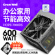 長(cháng)城（Great Wall）額定600W HOPE-7000DS電腦電源（雙8PIN/75cm長(cháng)線(xiàn)材/寬幅/溫控風(fēng)扇/獨立開(kāi)關(guān)）