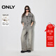 ONLY秋季復古水洗直筒褲連體長(cháng)褲牛仔褲女|124464001 J08 淺牛仔灰 S (160) 64A