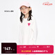 little MO&Co.5A抑菌 童裝春秋裝男童純棉女童長(cháng)袖t恤兒童上衣女孩 本白色2 160 160/76