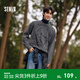 森馬（Semir）毛衣男新年提花針織衫情侶2025春新款毛衫打底上衣寬松肌理感 灰黑色調00329 L (175) 92A