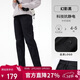 駱駝戶(hù)外軟殼褲男秋冬季防風(fēng)防水加絨保暖抗靜電彈力直筒登山褲女