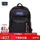 JANSPORT杰斯伯雙肩包女男復刻暮光學(xué)生電腦包旅行背包書(shū)包 4QVA008 黑色-側袋+隔層