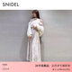 SNIDEL2026春夏新品優(yōu)雅泡泡袖挖孔露肩收腰雪紡連衣裙SWFO261040 粉色 L (2)
