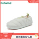 熱風(fēng)（Hotwind）加絨毛毛鞋女鞋冬季新款平底舒適家居鞋子保暖面包鞋 07綠色 35-36 35-36