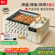 利仁（Liven）烤肉鍋電烤爐燒烤鍋家用全自動(dòng)烤串機電燒烤爐多功能鍋電烤架烤肉盤(pán)自動(dòng)旋轉烤架G-26