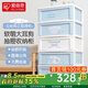 愛(ài)麗思（IRIS）塑料收納柜卡通抽屜式塑料窄型收納柜愛(ài)麗絲兒童柜整理柜儲物衣柜 *爆【面寬54cm】5層玉桂狗 寬型