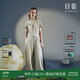 日著(zhù)趣淺卡其長(cháng)褲背心連體褲2025夏季新款拼接時(shí)尚氣質(zhì)小眾套裝女 淺卡其 M