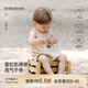 babylove嬰幼兒吊帶包屁衣夏季薄款純棉紗布透氣無(wú)袖三角哈衣爬服可愛(ài)夏裝 暖米杏 73cm