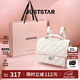 歐時(shí)納（JUST STAR）張予曦同款雙肩包女包2026新款通勤雙肩背包學(xué)生書(shū)包生日禮物女