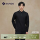 Rapido靂霹道春秋男士R系列商務(wù)休閑基礎時(shí)尚舒適長(cháng)袖POLO衫CN4741U12 黑色 L 175/92A