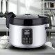 半球商用大容量電飯煲三維立體加熱智能電飯鍋商用食堂酒店不粘電飯鍋智能預約蒸米飯食堂20-30以上 【智能升級款】15L 三維立體加熱（20-30人)