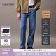 Calvin KleinJeans【復刻90系列】四季款男女情侶中性美式復古ck直筒牛仔褲 U1W-牛仔藍 33