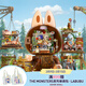 POP MART THE MONSTERS森林秘密基地系列拼搭積木LABUBU拉布布禮物 套裝(含五款)