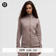 lululemon丨Scuba 女士拉鏈連帽衫 *加絨 LW3JMGS 雜色灰玫棕/金 S /6