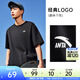 安踏（ANTA）多彩T | 短袖T恤男女夏季圓領(lǐng)上衣情侶同款吸濕排汗寬松休閑短T 【經(jīng)典logo】基礎黑8103-3 XL 男180/女175