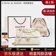 CinvaiKrose官方店小c&k包包女包2026新款菱格鏈條包斜挎包生日情人節520禮物 米白色Off-white【送女友老婆女生禮物走心】 小眾輕奢高級感品牌百搭腋下包