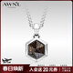 AWNL【高卿塵同款】維京勇者之盾項鏈男吊墜百搭飾品送男友生日禮物 【品牌禮盒】古銅輝石項鏈 鈦鋼鏈55CM