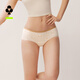 有棵樹(shù)女士?jì)妊澟兠?0A抗菌中腰青少女卡通印花無(wú)痕透氣女生三角短褲