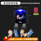 Tooquv自行車(chē)警示燈動(dòng)態(tài)照地燈兒童滑板車(chē)卡通動(dòng)畫(huà)充電燈平衡車(chē)閃光燈 電池款奧特曼(綁帶+背貼)