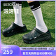 斯凱奇（Skechers）洞洞鞋女士秋季涼拖鞋泡泡鞋厚底增高外穿沙灘鞋踩屎感