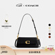 蔻馳（COACH）【禮物】女士JET單肩包牛皮革真皮斜挎包春季高級感女包 B4/黑色