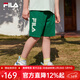 斐樂(lè )斐樂(lè )童裝兒童短褲2025年夏季新款男女中大童休閑運動(dòng)五分褲潮 魔盤(pán)綠-GN 130