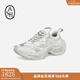 ASH女鞋2025秋季DYNAMIC拼色厚底復古老爹鞋增高休閑運動(dòng)鞋 白色 38