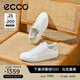 愛(ài)步（ECCO）*休閑板鞋男鞋 休閑鞋低幫百搭系帶耐穿板鞋男 街頭輕巧521304 HL 白色/砂礫灰52130458336 41