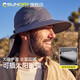 SUNDAY AFTERNOONS成人男女情侶防曬帽遮陽(yáng)帽可折疊透氣護頸太陽(yáng)帽登山徒步插太陽(yáng)鏡 煤灰色 L碼（58-62cm）