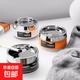 煙灰缸創(chuàng  )意個(gè)性高端商用帶蓋防摔客廳床頭大號小號不銹鋼輕奢煙缸 【高端商務(wù)煙灰缸】 高端【紅色大號】