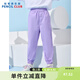 鉛筆俱樂(lè )部鉛筆俱樂(lè )部童裝2025夏裝新款女童褲子兒童九分褲女孩休閑褲防蚊褲 淺紫 140 cm