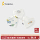 童泰（TONGTAI）嬰兒三角巾純棉新生兒透氣口水巾初生寶寶防吐奶墊巾兒童圍兜 藍色 42x21cm
