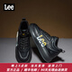 Lee【專(zhuān)柜正品】男鞋春季新款高幫鞋子男士運動(dòng)板鞋增高百搭休閑鞋男 黑色 40 【偏大/請拍小一碼】