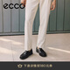 愛(ài)步（ECCO）休閑皮鞋男 通勤軟底舒適樂(lè )福鞋 S 輕巧莫克系列540534 黑色42