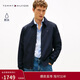 Tommy Hilfiger26春夏新款男戶(hù)外防水翻領(lǐng)外套/輕薄斜紋行政夾克節日禮物