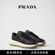 PRADA/普拉達【禮物】女士徽標飾羊皮革運動(dòng)鞋 黑色 37