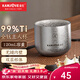 金灶（KAMJOVE）純鈦雙層茶杯 喝茶專(zhuān)用杯子功夫茶主人家用品茗茶具咖啡杯 T-62F 120ml 1個(gè)