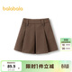 巴拉巴拉童裝兒童半身裙秋冬裝女童短裙中大童百搭洋氣時(shí)尚百褶裙
