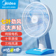 美的（Midea）臺式電風(fēng)扇七葉柔風(fēng)輕音臥室宿舍廣角遠距交流定頻臺扇辦公室桌面節能省電搖頭小型電扇 FGAU40D