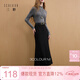三彩2025冬季新款簡(jiǎn)約高腰半身裙氣質(zhì)通勤A(yíng)字裙開(kāi)叉長(cháng)裙優(yōu)雅M