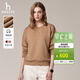哈吉斯（HAZZYS）女裝 秋季女士【PHIZ系列】純棉休閑風(fēng)落肩衛衣女 米色BI L (165/88A 40)
